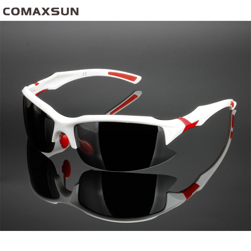 COMAXSUN Professional Polarized Glasses Sports Sunglasses UV 400 Tr90