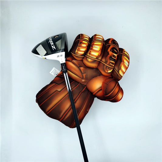 Diamond Look The Fist Golf Driver Headcover 460cc Blue Hand Boxing Wood Golf Cover Club Accessory Novelty Great Gift