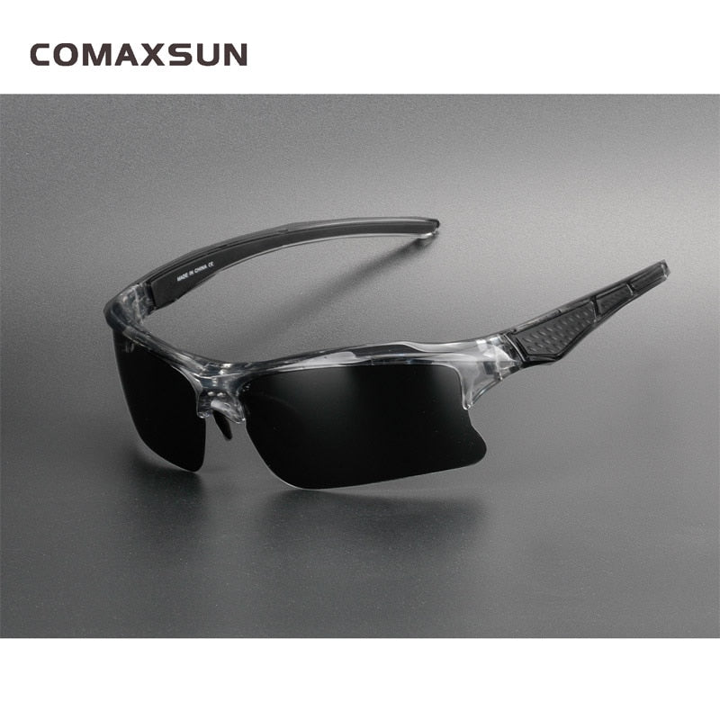 COMAXSUN Professional Polarized Glasses Sports Sunglasses UV 400 Tr90