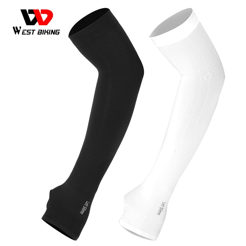 1 Pair Arm Sleeves Arm Warmer Sun UV Protection Long Fingerless Gloves Running Fishing Ridding Golf Arm Sleeves