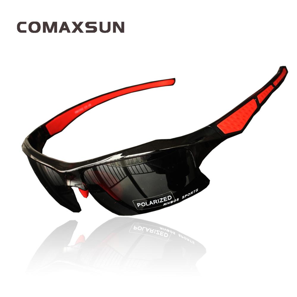 COMAXSUN Professional Polarized Glasses Sports Sunglasses UV 400 Tr90