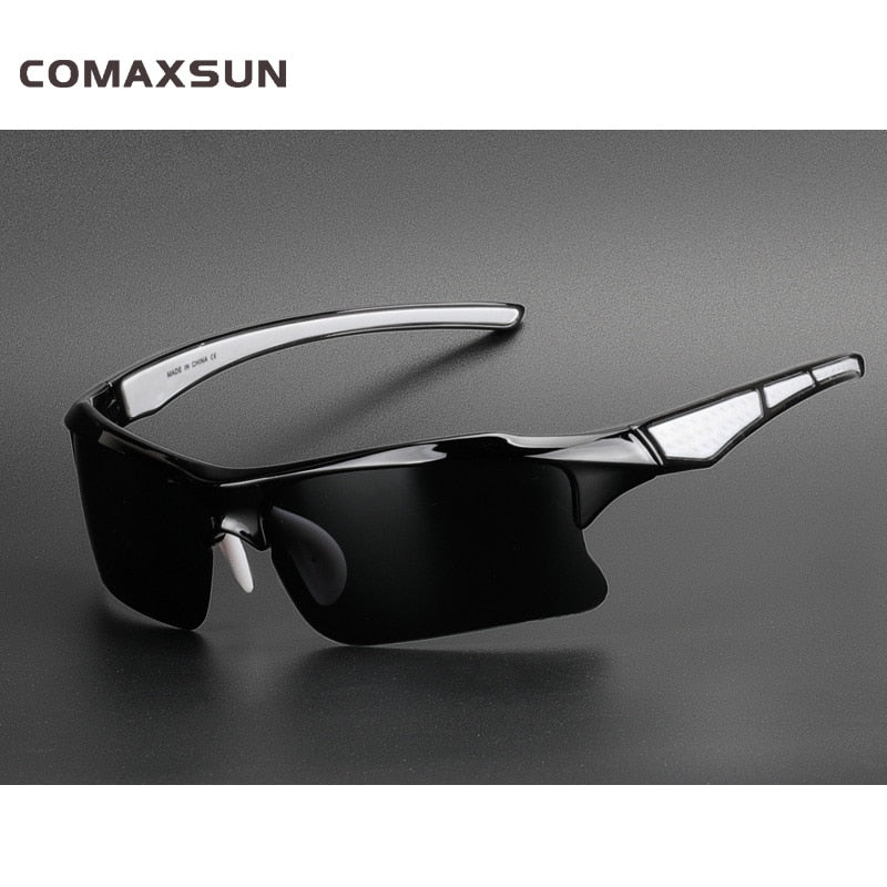 COMAXSUN Professional Polarized Glasses Sports Sunglasses UV 400 Tr90