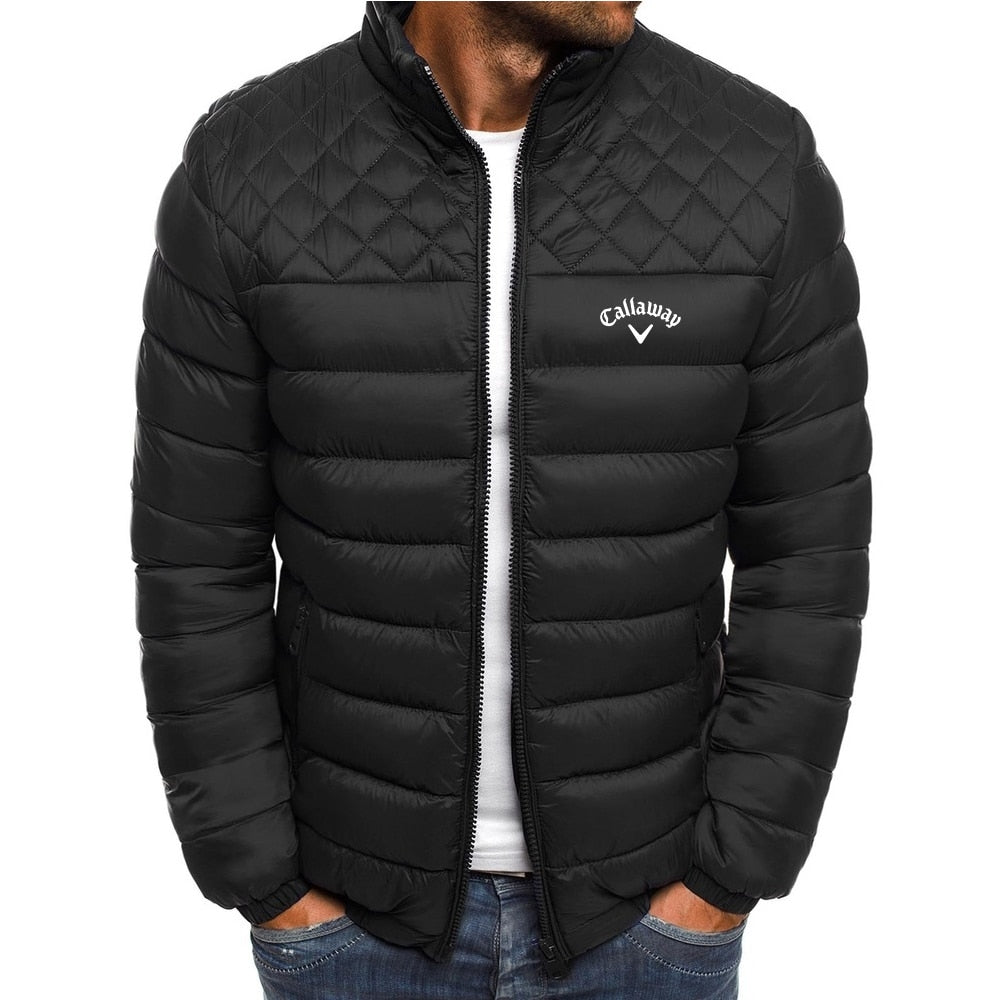 Brand new Winter 2023 Callaway printed high-quality down cotton jacket warm light and high street quality for both men and women