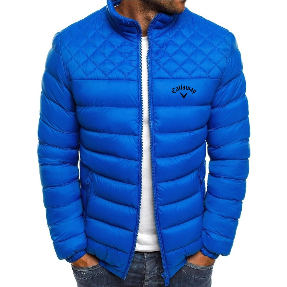 Brand new Winter 2023 Callaway printed high-quality down cotton jacket warm light and high street quality for both men and women