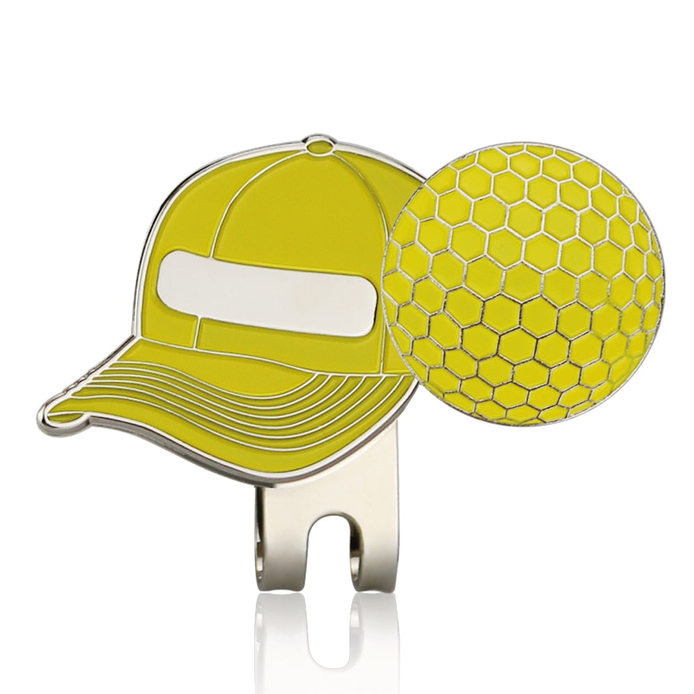 Golf Ball Mark with Golf Hat Clip Magnetic Alloy Birdie One Putt Eagle Tiger Cap Glove Design Golf Marker Men Women Drop Ship