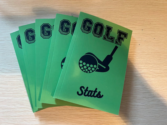 Golf Stats Tracker Book