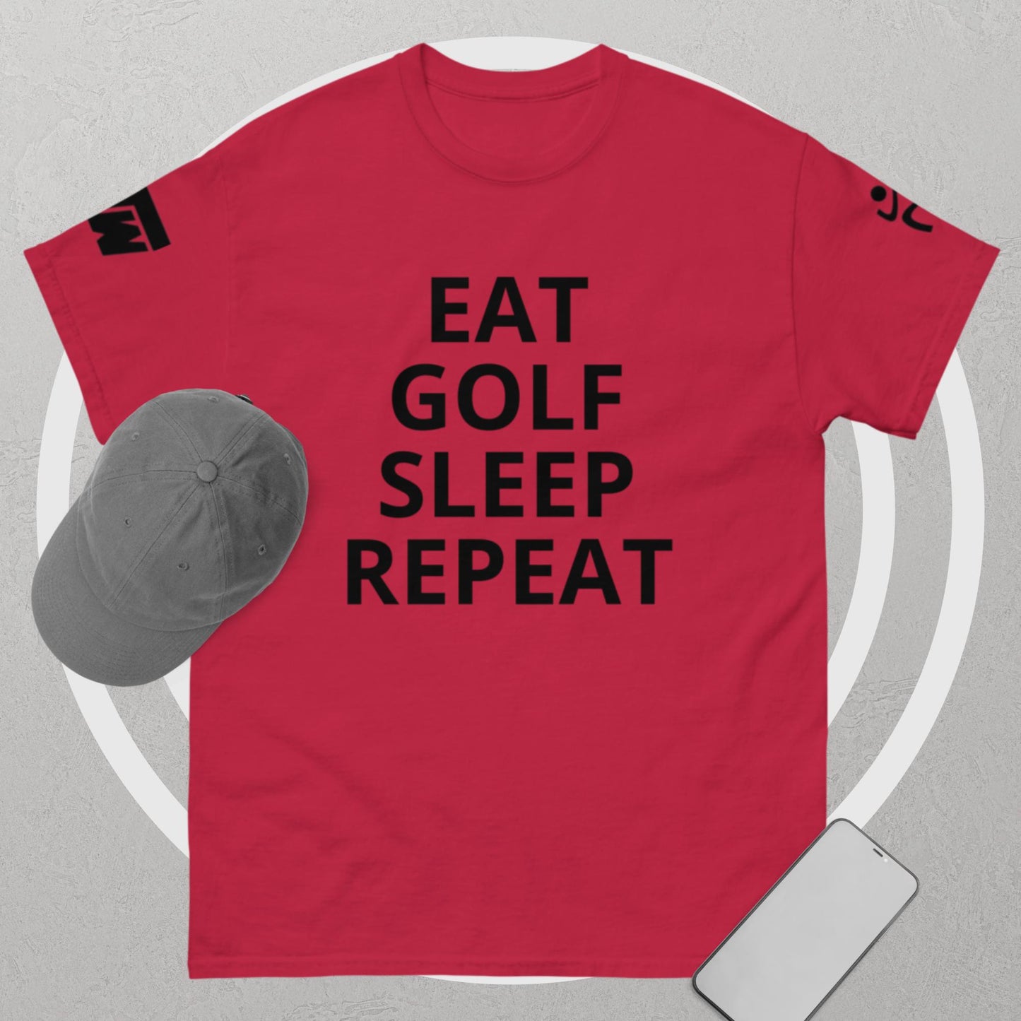 Eat Golf Sleep Repeat - Unisex classic tee