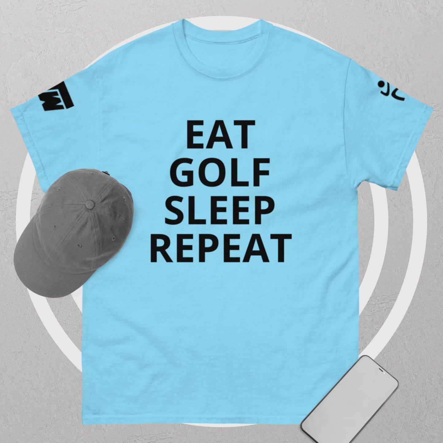 Eat Golf Sleep Repeat - Unisex classic tee