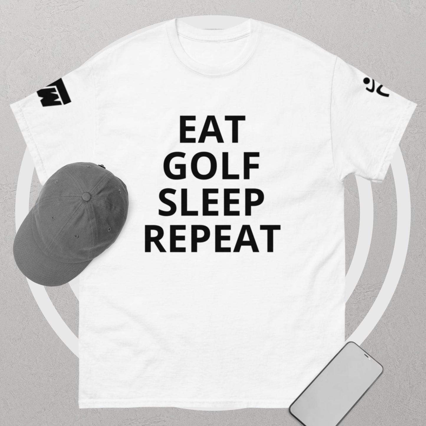 Eat Golf Sleep Repeat - Unisex classic tee