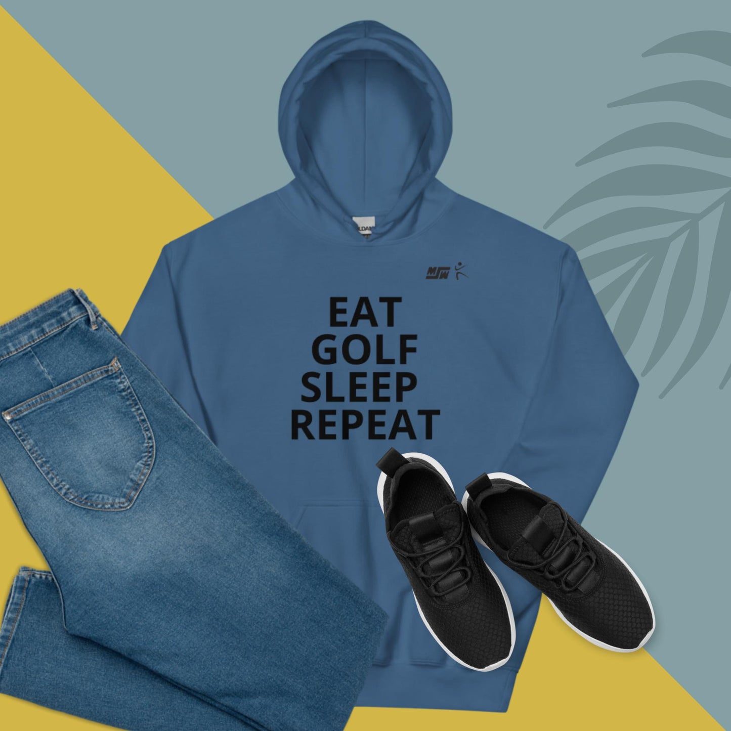 Eat Golf Sleep Repeat - Unisex Hoodie