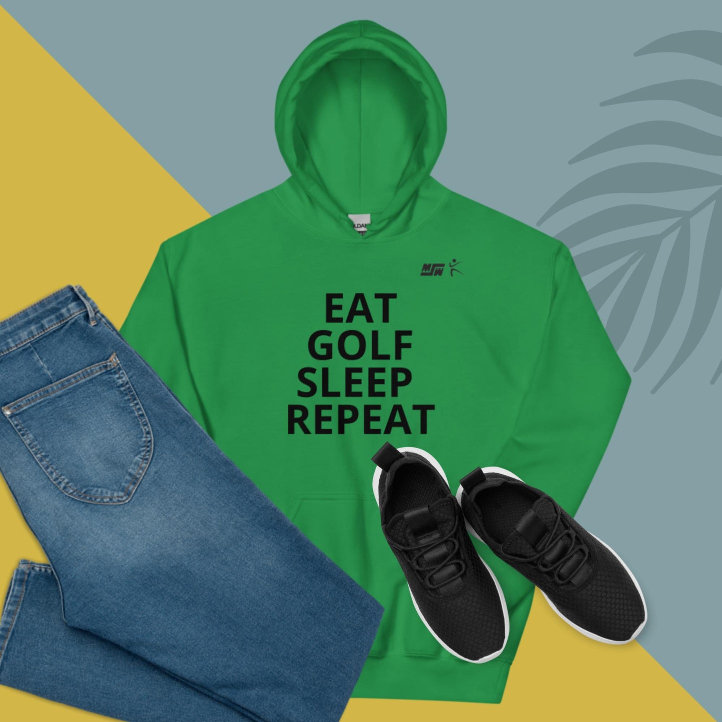 Eat Golf Sleep Repeat - Unisex Hoodie