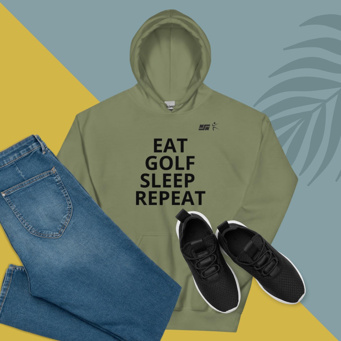 Eat Golf Sleep Repeat - Unisex Hoodie