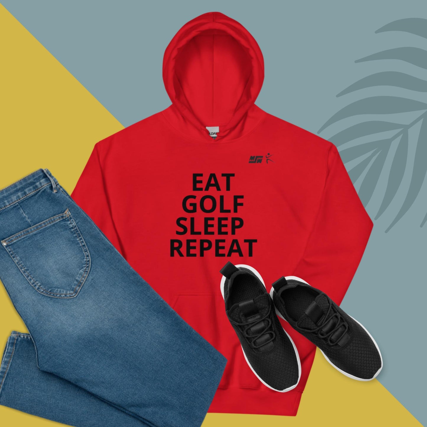 Eat Golf Sleep Repeat - Unisex Hoodie