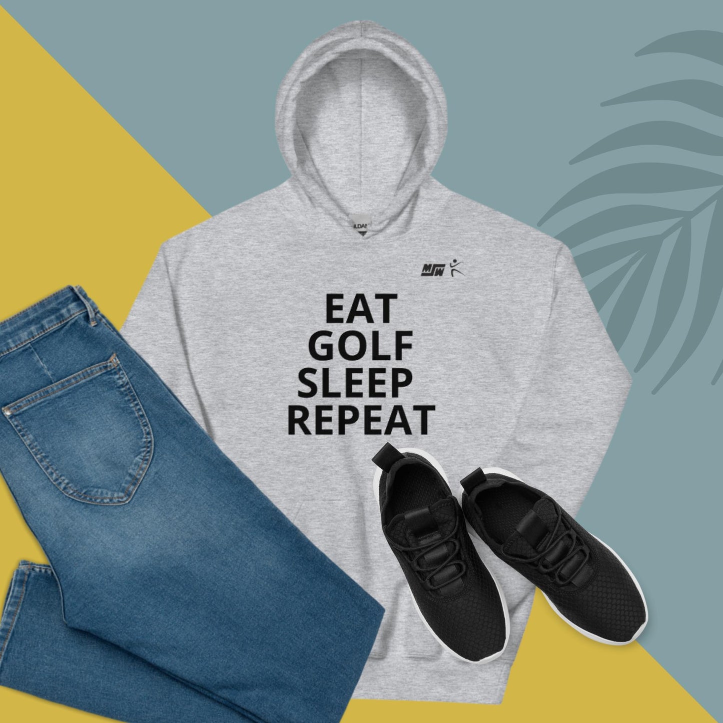 Eat Golf Sleep Repeat - Unisex Hoodie