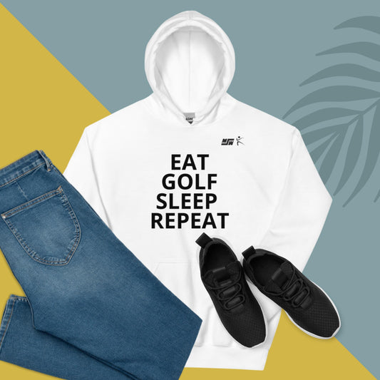 Eat Golf Sleep Repeat - Unisex Hoodie